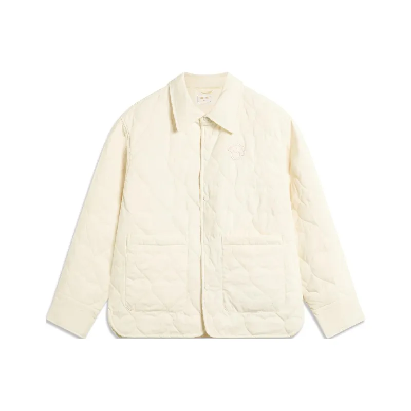 LiNing x LEAGUE OF LEGENDS Sports Life Collection Puffer Jacket Women's Ecru-0