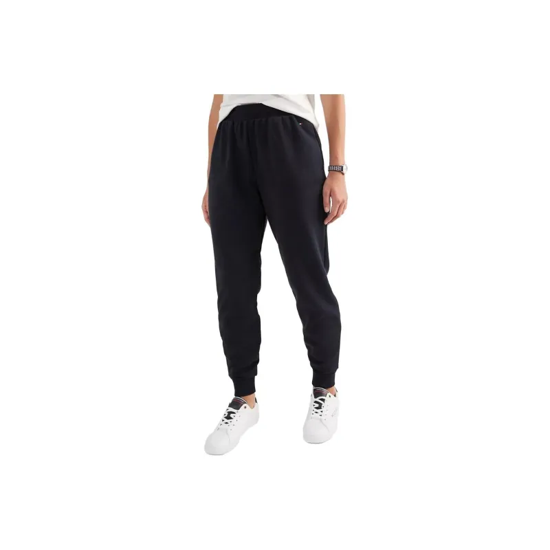 Tommy Hilfiger Relaxed Fit Solid Sweatpant Pants Casual Pants Women's Black-0