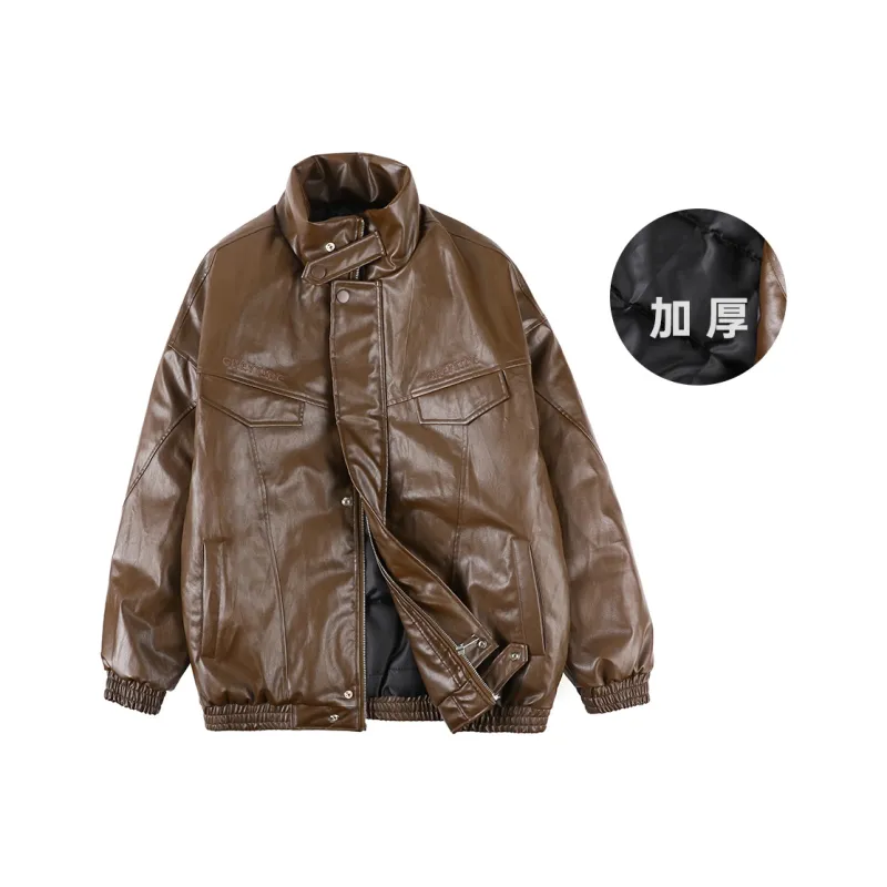 ICH MODE Leather Jackets Unisex-12