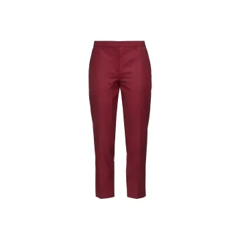 Burberry Casual Pants Women's Red