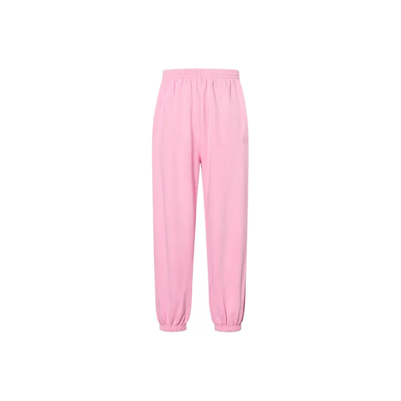 Balenciaga FW22 Sports Sweatpants Loose Fit Style Women's Pink-0