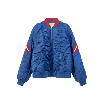 NO ONE ELSE Puffer Jacket Unisex Navy Blue