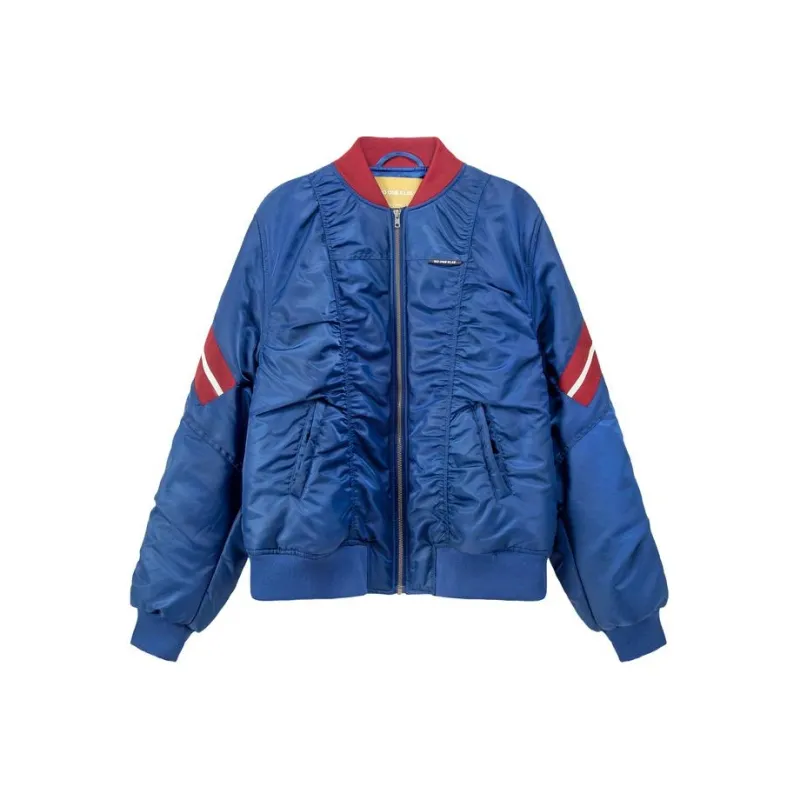 NO ONE ELSE Puffer Jacket Unisex Navy Blue-0