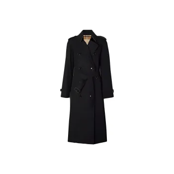 Burberry Double-breasted Gabardine Trench Coat