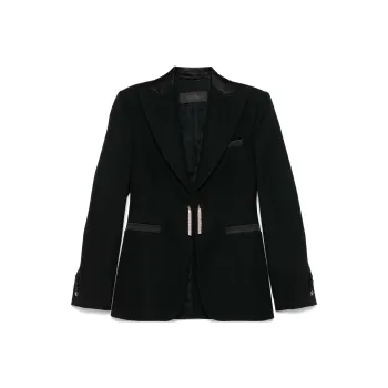 MaxMara Tassel Detailed Straight Hem Jacket