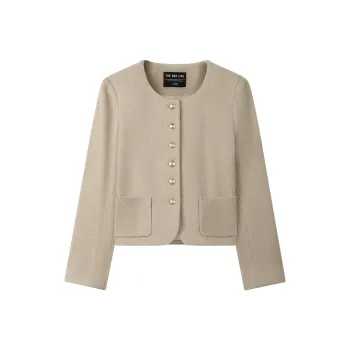 THE SEA LIFE Cropped Coat Women's Ice Cream