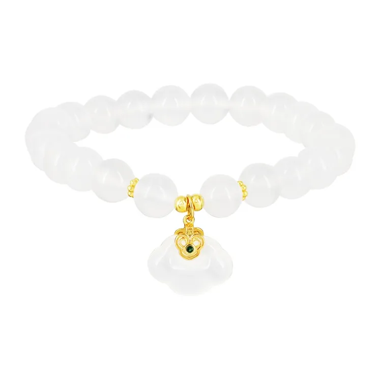 GANGCUI Chalcedony Bracelets Unisex-0