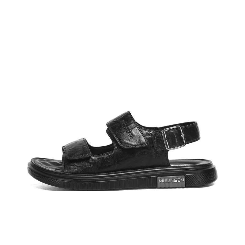 Mulinsen Beach Sandals Men Brown/Black-4