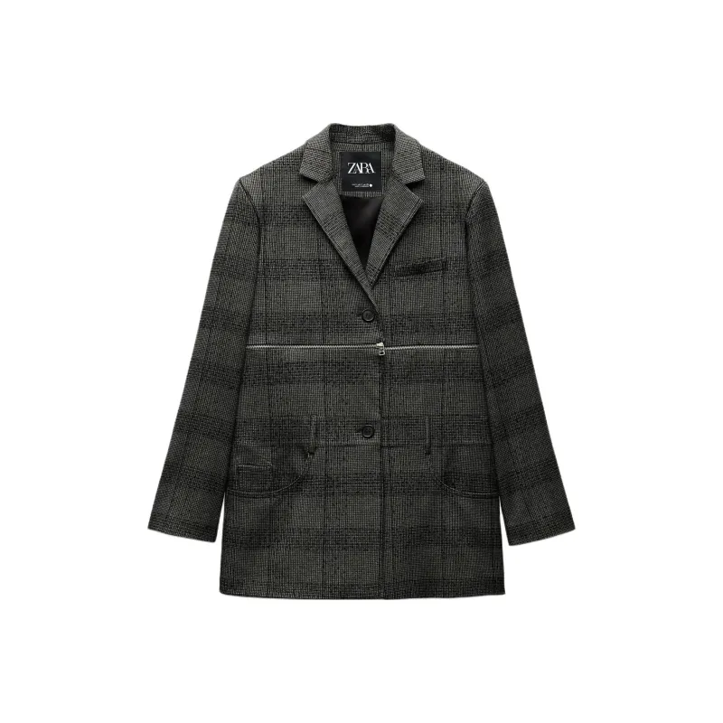ZARA ZW Series Business Suit Women's Light Gray-0