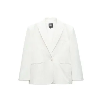 ZARA Business Suit Women's White/Black