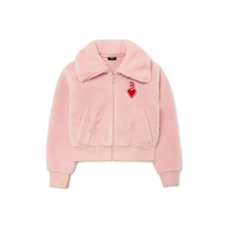 MLB Boston Red Sox Jacket Women's Pink-0