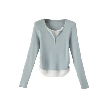 Late White Knitwear Women's Blue