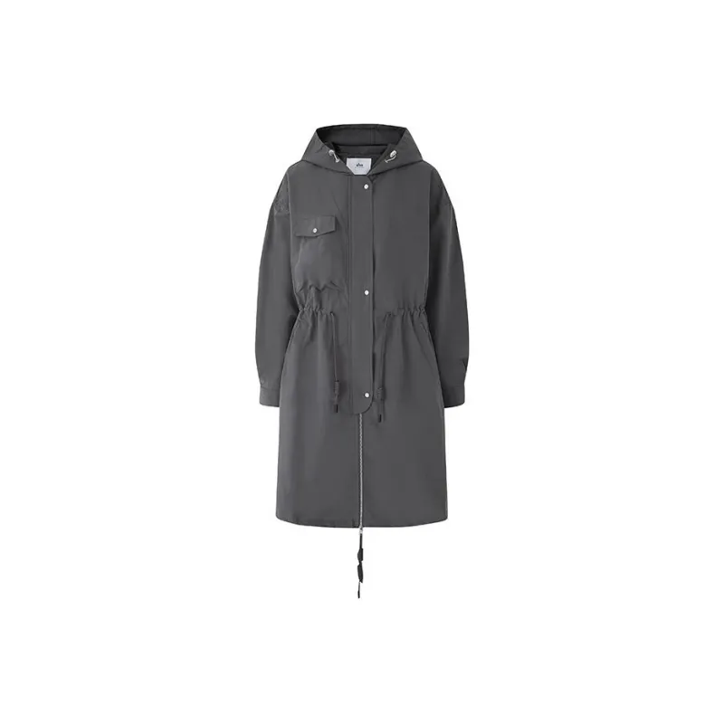 Elva' Island Coats Women's Gray-0
