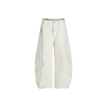 GBXM Jeans Unisex Symplocaceae White