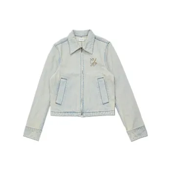 GOOD BAI Cropped Coat Women's Washed Light Gray