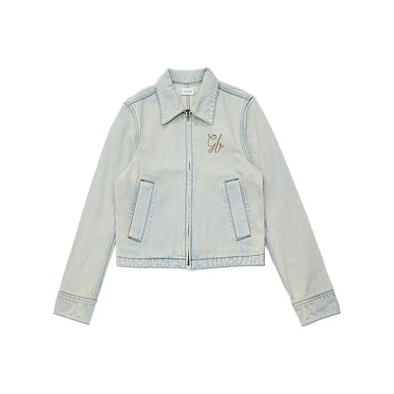 GOOD BAI Cropped Coat Women's Washed Light Gray-0