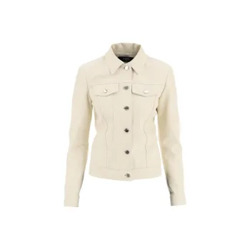 AMIRI Leather Jackets Women's White