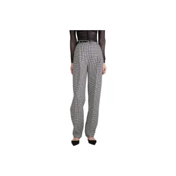 Self-portrait FW22 Casual Pants Women's Black White