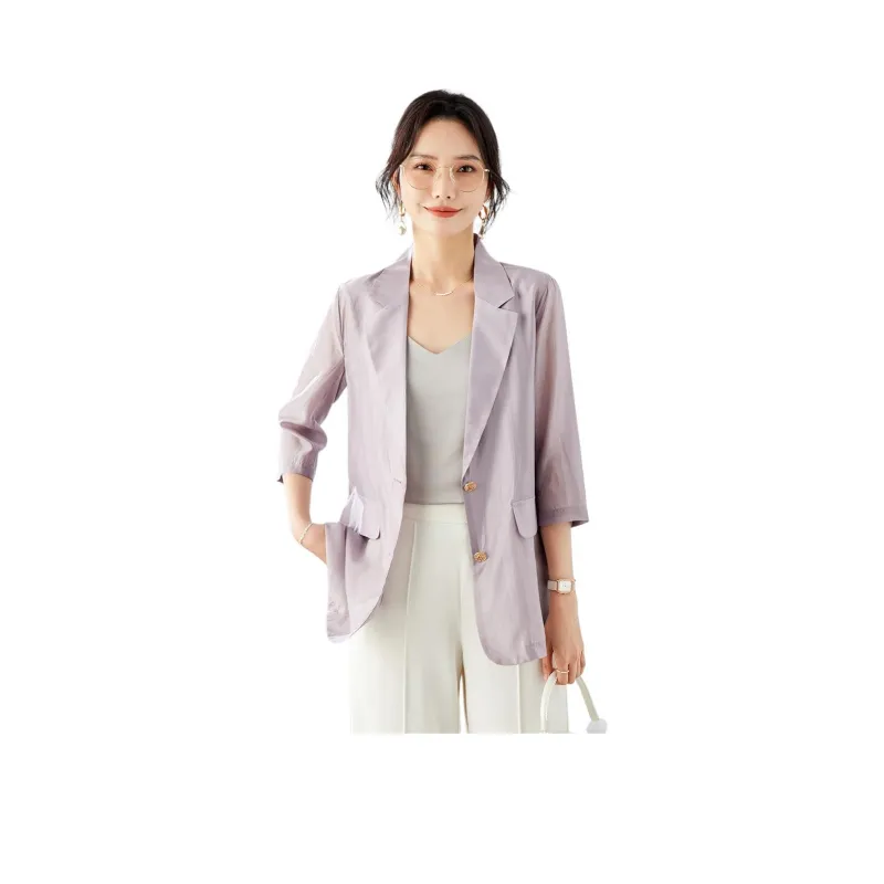 TERRE BLEUE Business Suit Women's Purple-0