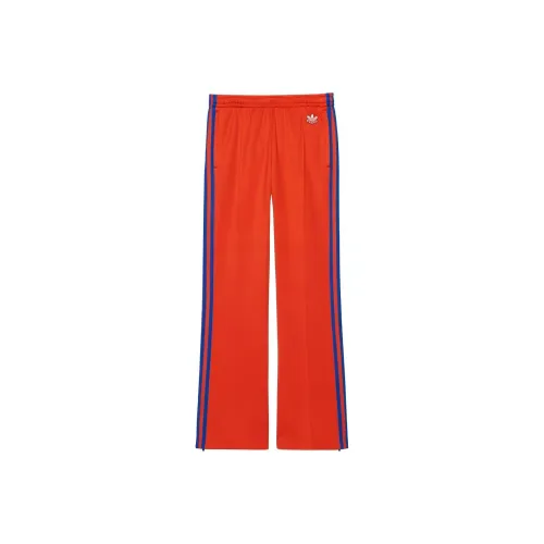 GUCCI X Adidas Cotton Jersey Jogging Pant Orange/Blue