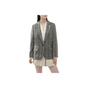 ISABEL MARANT ETOILE Business Suits Coats Women's Gray