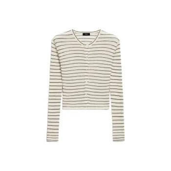 THEORY Knitwear Women's Light Yellow Mixed Color