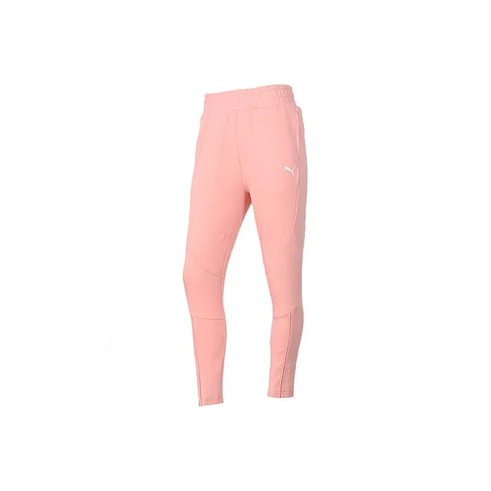 PUMA Knitted Sweatpants Women's Peach Pink-0