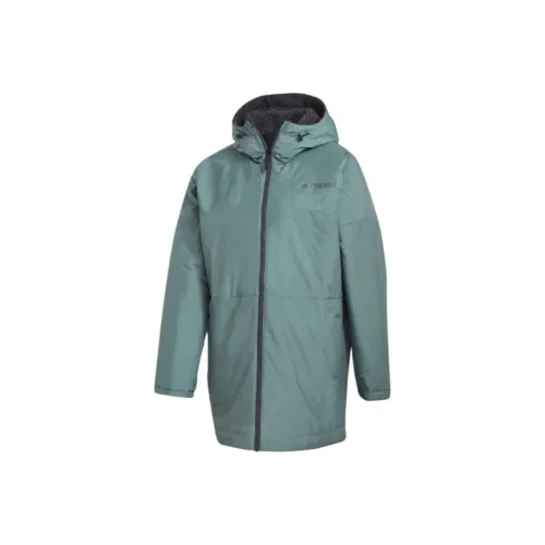 Adidas Velvet Jackets Women's Dark Heather Gray