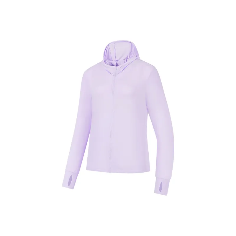 QIAODAN Ice Skin Sun Protection Clothing Women's Taro Paste Purple-0