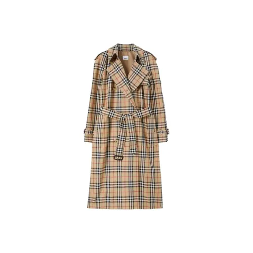Burberry Check Pattern Buttoned Tailored Blazer