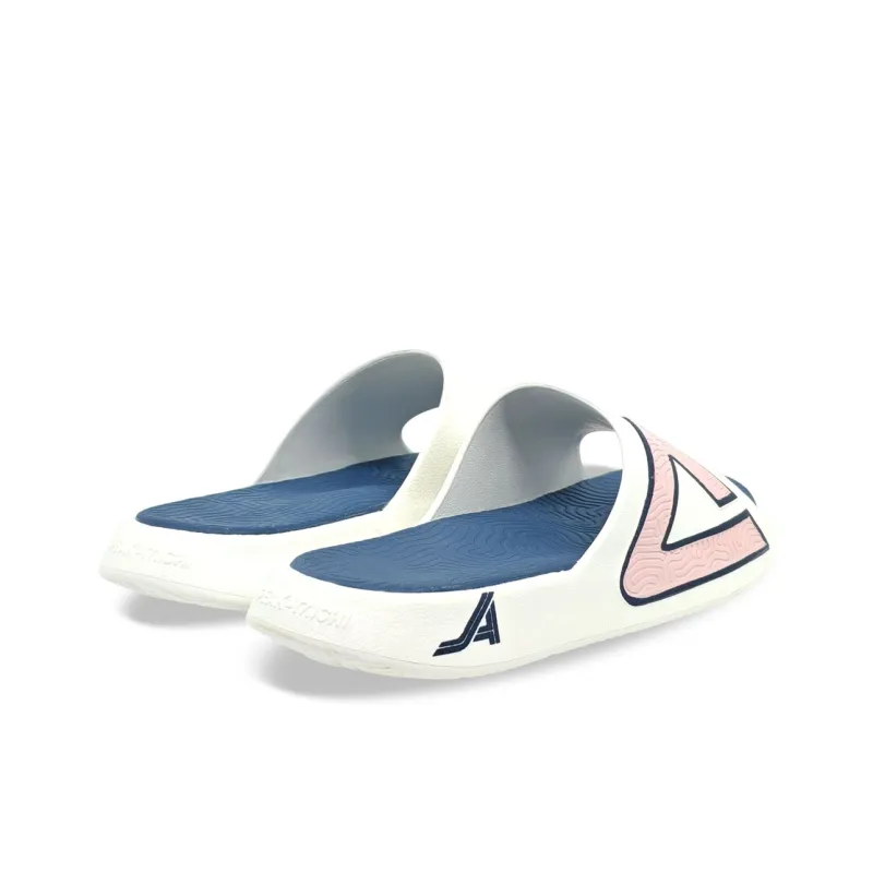 PEAK Quiet Slip Resistant Abrasion Resistant Slide Slippers Unisex Powder World-3