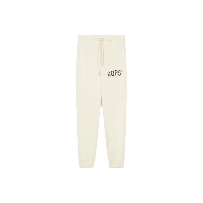 MICHAEL KORS Knitted Sweatpants Women's Ecru-0