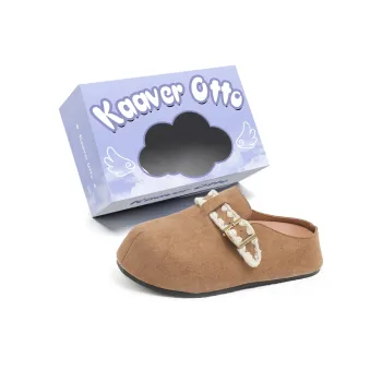 KAAVER OTTO Odor Resistant Abrasion Resistant Slip Resistant Closed Toe Slippers Women's