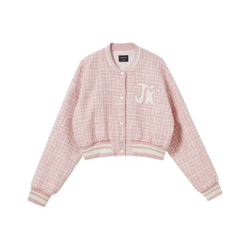 WESTLINK Baseball Jacket Women's Pink-0