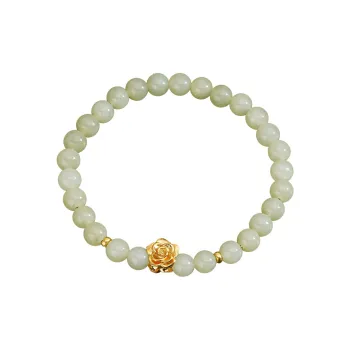 WUMZK Bracelets White Jade Women's