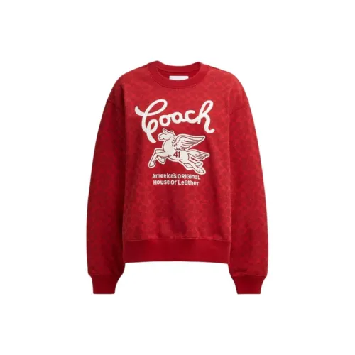 COACH Sweatshirts Women's Red