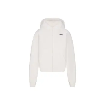 SKIMS SS25 COTTON FLEECE CLASSIC ZIP UP HOODIE Sweatshirt Women's MARBLE GRAPHIC/Marble Pattern