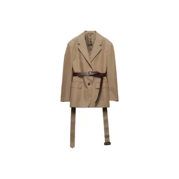 PRADA Single breasted Twill Blazer
