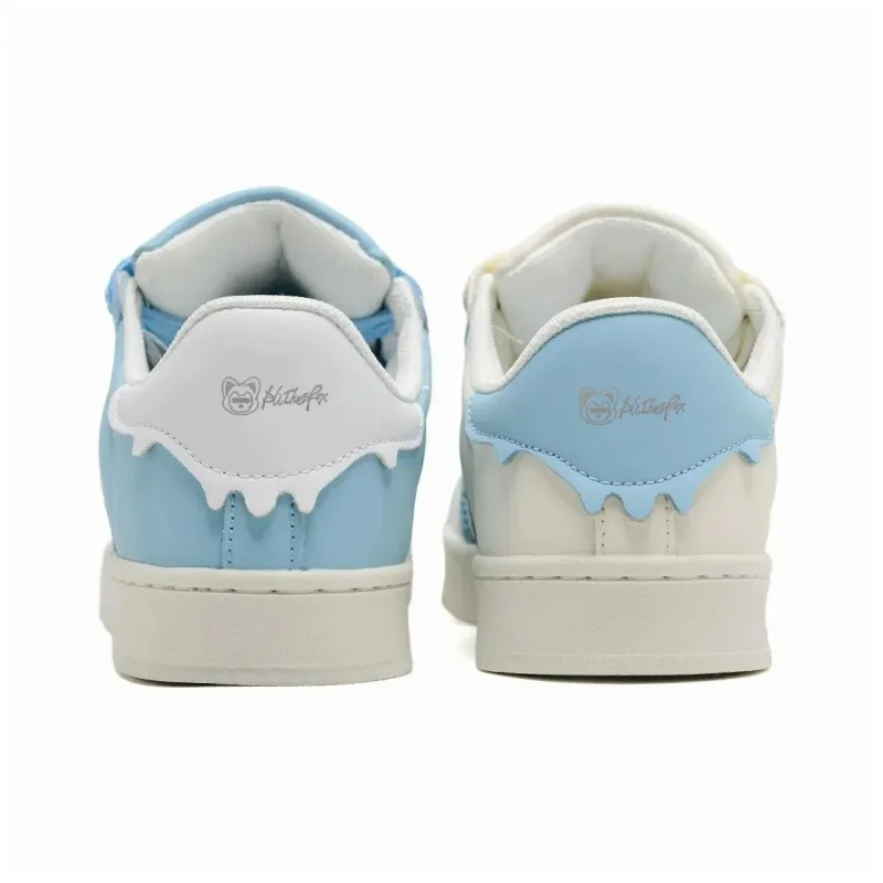 ALI THE FOX Anti Slip Wear Resistant Low Top Skateboard Shoes Unisex-16