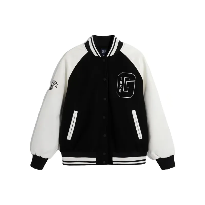 GAP Baseball Jerseys Women's Black White-0
