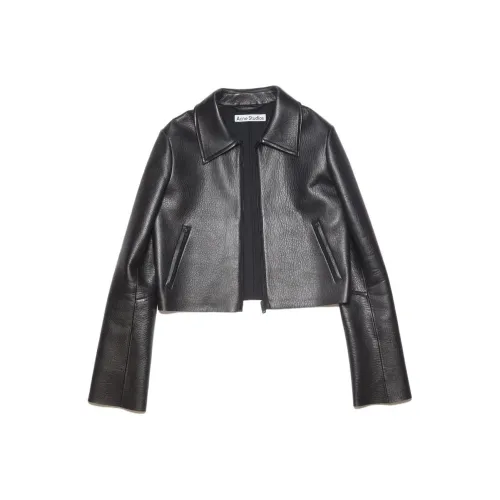 Acne Studios Leather Jackets Women's Black