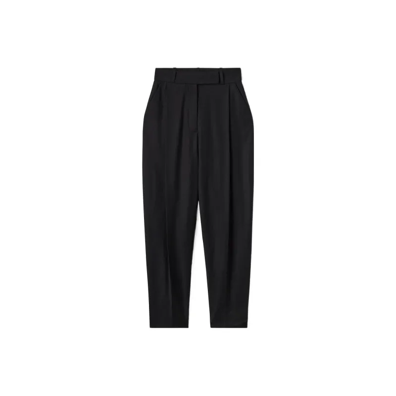 TOTEME Deep Pleat Wool Trousers-0