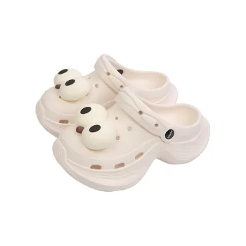 SHIGUDE Sandal Slippers Women's, Cream Apricot