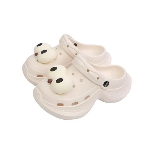 SHIGUDE Sandal Slippers Women's, Cream Apricot