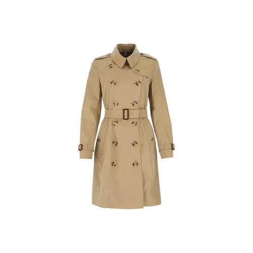 Burberry Double Breasted Belted Trench Coat