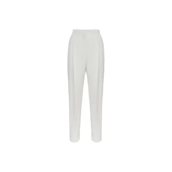 Alexander McQueen Pleat Detailed Tailored Trousers