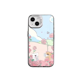 Wei Xin Acrylic Material Rose Maltese Phone Cases Compatible With IPhone 16/15 Pro Max/Apple 13/14 Pro/Max