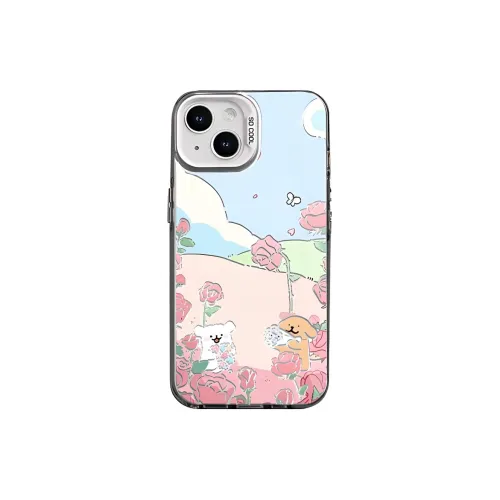 Wei Xin Acrylic Material Rose Maltese Phone Cases Compatible With IPhone 16/15 Pro Max/Apple 13/14 Pro/Max