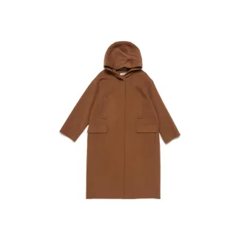 'S MAX MARA Straight Hem Long Sleeved Coat