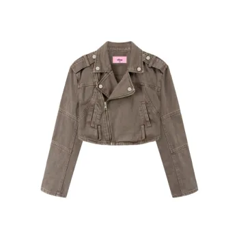 CHUU Denim Jacket Women's Coffee